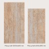 Гибкий камень Decaro WallPanels Flex Stone D1051 Ocean Travertine 120x240 — фото 2