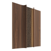 Радиусные элементы Радиусный элемент Leaf Decaro Wallpanels Wood D1105R 16x300 — фото 4