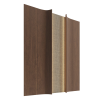 Радиусные элементы Радиусный элемент Leaf Decaro Wallpanels Wood D1106R 16x300 — фото 4