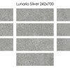 Настенная Плитка Eletto Ceramica 00-00108499 Lunario Silver 24.2х70 — фото 11