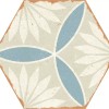 Матовый Ennface Керамогранит ENPTR6037MT2225 Kaleidoscope Blue Matt 220х250х8