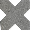 Матовый Equipe Керамогранит Elda 32729 Elda Cross Graphite 12x12