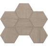 Керамическая Estima Мозаика Classic Wood CW01 Hexagon 25x28,5 матовая