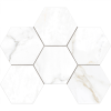 Керамическая Estima Идеал Мозаика Ideal ID01 Hexagon 25x28,5 матовая белая