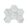 Керамическая Estima Монтис Мозаика Montis MN01 Hexagon 25x28,5 полированная. белая