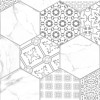 Матовый Eurotile Керамогранит HS 0008 HEXAGON STATUARIO 60х60 — фото 2