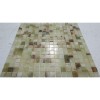 Мраморная FK Marble Classic Mosaic Мозаика из оникса полированная Onyx Jade Verde 15-6P 30x30 — фото 2