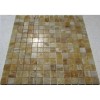 Мраморная FK Marble Classic Mosaic Мозаика из полированного оникса M073-20-8P Onyx Yellow 30x30 — фото 3