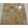 Мраморная FK Marble Classic Mosaic Мозаика из полированного оникса M073-48-8P Onyx Yellow 30x30 — фото 2