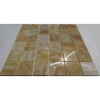 Мраморная FK Marble Classic Mosaic Мозаика из полированного оникса M073-48-8P Onyx Yellow 30x30 — фото 3