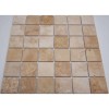 Мраморная FK Marble Classic Mosaic Мозаика из травертина полированная Light Travertine 48-6P мозаика из травертина 30x30 — фото 2