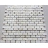 Мраморная FK Marble Classic Mosaic Мозаика из травертина шлифованная Travertine 32x15-7M — фото 2