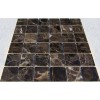 FK Marble Classic Mosaic Мраморная полированная мозаика Emperador Dark 48-6P 30x30 — фото 3