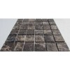 FK Marble Classic Mosaic Мраморная состаренная мозаика Emperador Dark 48-8T 30x30 — фото 3