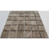 FK Marble Classic Mosaic Мраморная состаренная мозаика Emperador Light 48-6T 30x30 — фото 3
