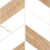 Матовый Global Tile Плитка настенная Marmaris Белая геометрия 25х50 — фото 4