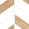 Матовый Global Tile Плитка настенная Marmaris Белая геометрия 25х50 — фото 6