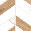 Матовый Global Tile Плитка настенная Marmaris Белая геометрия 25х50 — фото 8