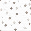 Global Tile Плитка настенная Siluet Белая мозаика 25х50 — фото 2