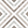 Global Tile Плитка настенная Siluet Белая орнамент 25х50 — фото 2