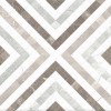 Global Tile Плитка настенная Siluet Белая орнамент 25х50 — фото 4