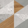 Global Tile Плитка настенная Vision Светло-Серая Геометрия Матовая 27х40 — фото 2