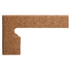 Плинтус Gresan Natural Gr5. Zanquin R Fiorentino лев. Угловой 25x40