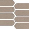 Керамическая Impronta Italgraniti Nuances Cipria Mosaico Ovale Strideup 19.5х37