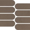 Керамическая Impronta Italgraniti Nuances Marrone Mosaico Ovale Strideup 19.5х37
