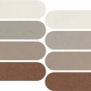 Керамическая Impronta Italgraniti Nuances Mosaico Ovale Mix Caldo 2 Strideup 19.5х37