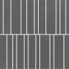 Керамическая Impronta Italgraniti Nuances Nero Mosaico Listelli Strideup 30х30