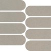 Керамическая Impronta Italgraniti Nuances Tortora Mosaico Ovale Strideup 19.5х37