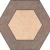 Керамическая Jet Mosaic Hex Double Loft Мозаика из керамогранита DH02 60х52