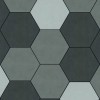 Матовый Jet Mosaic Hex Loft Мозаика из керамогранита HX02 60х52 — фото 2