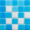 Для бассейна JNJ Mosaic JNJ Бассейновые Смеси Light Blue 20x20