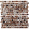 Стеклянная JNJ Mosaic JNJ Precious Stones Tiger-EYE Matt 30,7x31,1