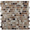 Стеклянная JNJ Mosaic JNJ Precious Stones Tiger-EYE MIX 30,7x31,1