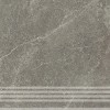 Керамогранитные Керама Марацци Ступени KM6060G0511RGRF Ступень фронтальная Эстерель серый матовый обрезной 30x60x0,9