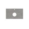 Столешницы Керама Марацци Plaza Next / Плаза Некст Столешница Kerama Marazzi PL1.DL500900R\80 Фондамента 80 из керамогранита с отверстием под смеситель (для накладных раковин)