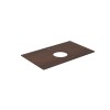 Столешницы Керама Марацци Plaza Next / Плаза Некст Столешница Kerama Marazzi PL2.DD571300R\80 Про Феррум 80 из керамогранита с отверстием под смеситель (для раковин, встраиваемых сверху) — фото 2