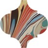 Керама Марацци Декор настенный Kerama Marazzi Арабески Венеция Красный Матовый 6.5x6.5x0.69 — фото 3