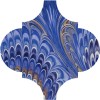Керама Марацци Декор настенный Kerama Marazzi Арабески Венеция Синий Матовый 6.5x6.5x0.69 — фото 5