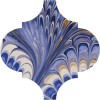 Керама Марацци Декор настенный Kerama Marazzi Арабески Венеция Синий Матовый 6.5x6.5x0.69 — фото 7