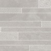 Керамическая Керама Марацци Ламелла SBM009/SG4583 Серый Светлый Мозаичный 25х50,2 — фото 2