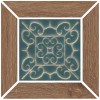 Вставки Керама Марацци Декор керамогранит Kerama Marazzi Тровазо Вставка Наборный Бежевый Темный Матовый 13x13x0.9 — фото 2