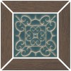Вставки Керама Марацци Декор керамогранит Kerama Marazzi Тровазо Вставка Наборный Коричневый Светлый Матовый 13x13x0.9 — фото 2
