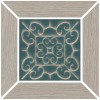 Вставки Керама Марацци Декор керамогранит Kerama Marazzi Тровазо Вставка Наборный Серый Матовый 13x13x0.9 — фото 2