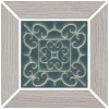 Вставки Керама Марацци Декор керамогранит Kerama Marazzi Тровазо Вставка Наборный Серый Светлый Матовый 13x13x0.9 — фото 2