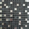 Keramograd Мозаика из камня Мозаика Каменная Черная P07 30x30