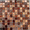 Keramograd Мозаика стеклянная с камнем Мозаика Стеклянная Бежевая 012 30x30